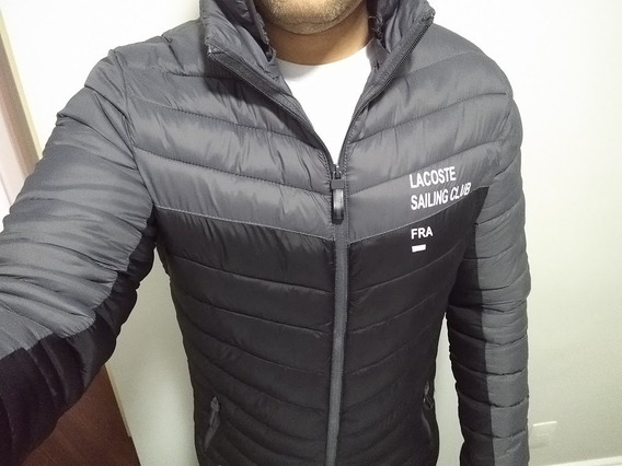 jaqueta puffer masculina lacoste