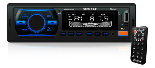 Autoestereo Bluetooth 1 Din Usb, Sd Aux Graba A Usb Steelpro