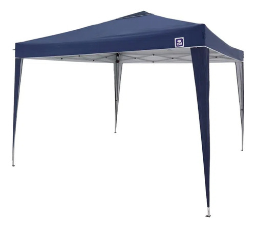 Tenda Gazebo Sanfonado Articulada 3x3 Mala Transporte Azul