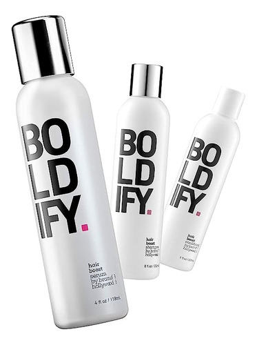 Serum + Shampoo + Conditioner: Boldify Hair Health Bundle: B