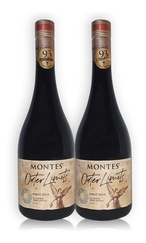 Pack X2 Montes Outer Limits Pinot Noir - Zapallar Chile Vino