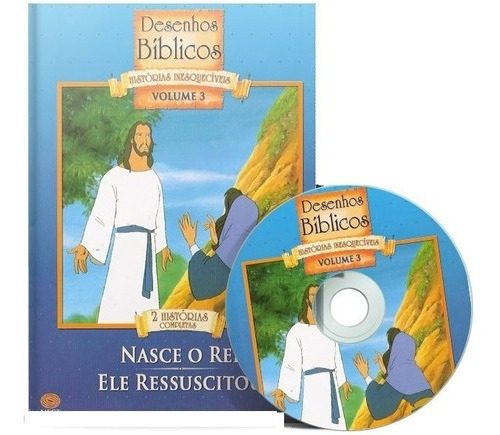 Desenhos Bíblicos Bíblia Em Desenhos Coleção 18 Dvds | Frete grátis