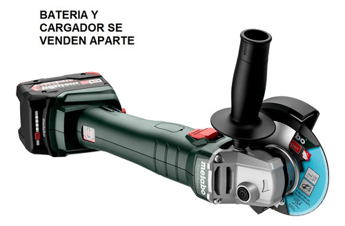 Amoladora Inalambrica A Bateria 115mm 18v Metabo Alemana 125 Color Verde Frecuencia 50hz
