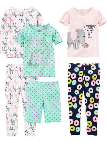 Pijamas Carters Talla 6 Para Niñas Original 