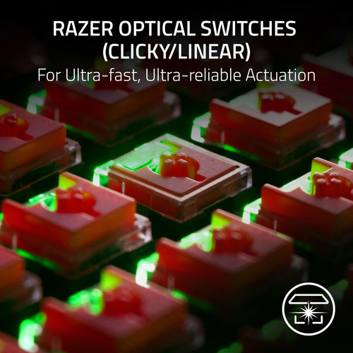 Teclado Para Juegos Razer Deathstalker V2 Low Profile Red Sw