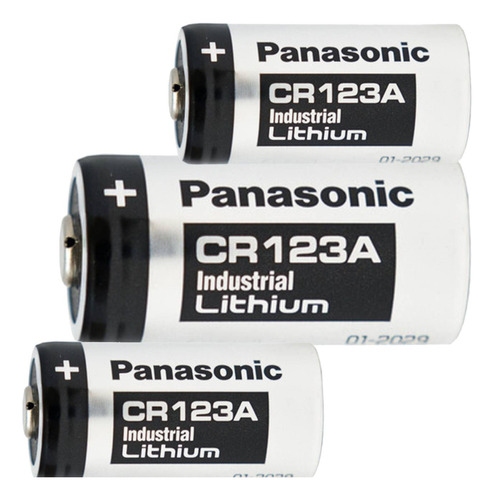 Pilas Cr123 Baterias Panasonic Cr123a De Litio Paquete De 3