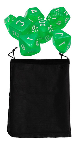 Juego De Dados Poliédricos De 7 Uds. D8 D4 D10 D12 D20 Para
