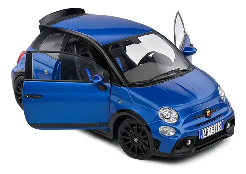 ミニカー 1/18 Fiat Abarth 695 Ferrari Tribute Miniatura Carro Azul Fiat 695 Abarth 2022 Solido 1:18 Metálica