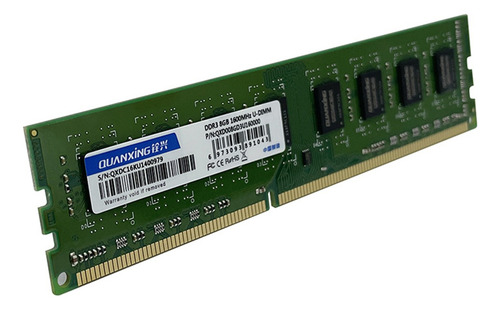 Memória Ddr3 Ram 8gb1600mhz U-dimm Desktop Computador Verde