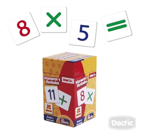 Juego Didáctico Números Y Símbolos Matemáticos Dactic