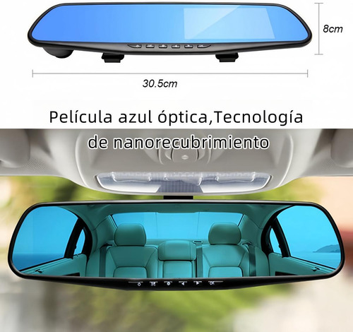 Cámara De Respaldo Con Espejo Retrovisor, Cámara De Salpicad
