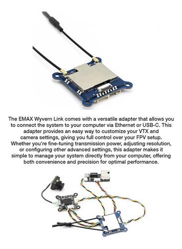 Transmisor De VĂdeo Hd Wyvern Link Openipc Vtx Alpha 800 Mw