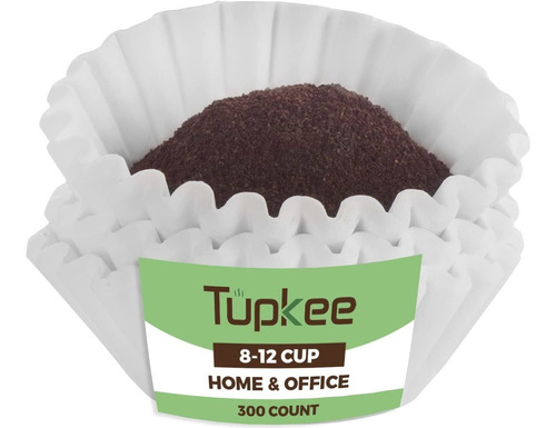 Filtros De Café Tupkee De 8 A 12 Tazas, 300 Unidades, Estilo