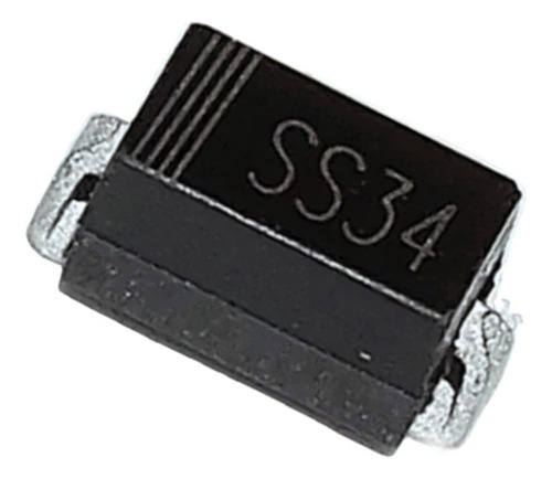 5x Diodo Schottky Ss34 Sk34 40v 3a  Smd