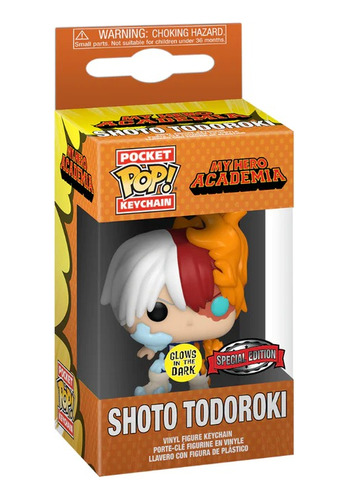 Pocket Pop Llavero Shoto Todoroki Glow In The Dark