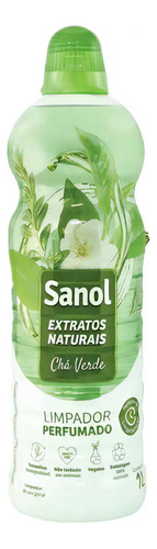 Limpador para pisos Sanol chá verde em frasco 1 L
