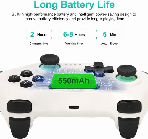 Control Inalámbrico Gamepad Joystick Para Nintendo Switch