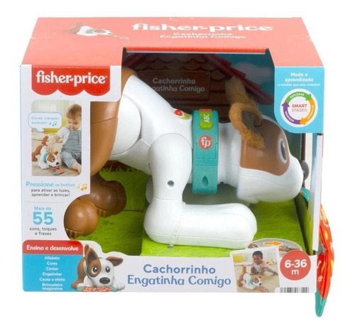 Cachorro Engatinha Comigo Fisher-price - Mattel Hhc55