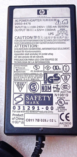 Fuente De Poder Hp Photosmart 0950-4476 Original Funcional (Usado)