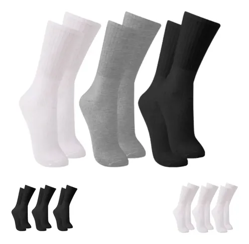 Meia Longa Trifil Algodão 3 Pares Masculino Esportiva
