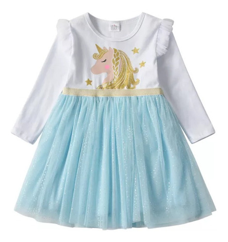 Vestido Niña Unicornio