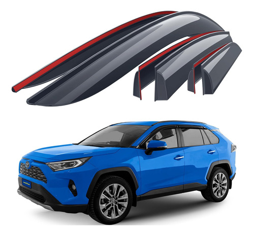 Deflectores De Ventana Inastillables Para Toyota Rav4 2019-2