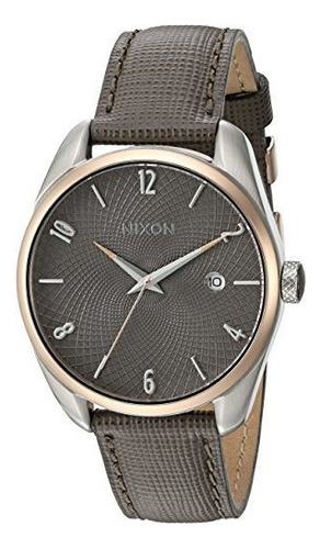 Reloj Casual De Acero Y Cuero De Cuarzo Para Mujer Nixon, Co