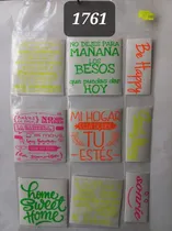 Comprar Vinilos Transparentes Calcos Frases Positivas X 18, 24 O 32.