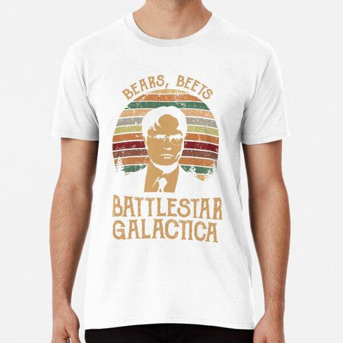 Remera Osos, Remolachas Battlestar Galactica Algodon Premium