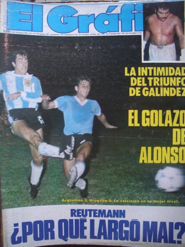 El Grafico 3057 Nota Mario Alberto Kempes Seleccion 