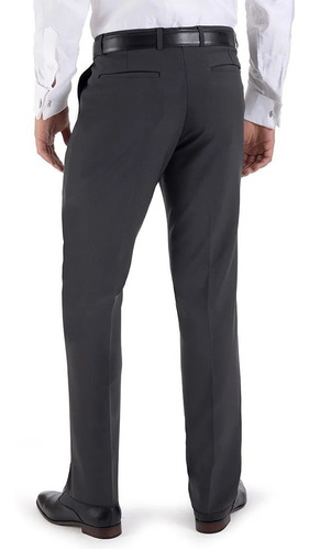 Imagen 2 de 5 de Pantalón Yale Hombre Vestir Liso Sin Pinzas Recto Marquiz