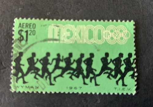 Sello México - 1967 Juegos Olímpicos México Df