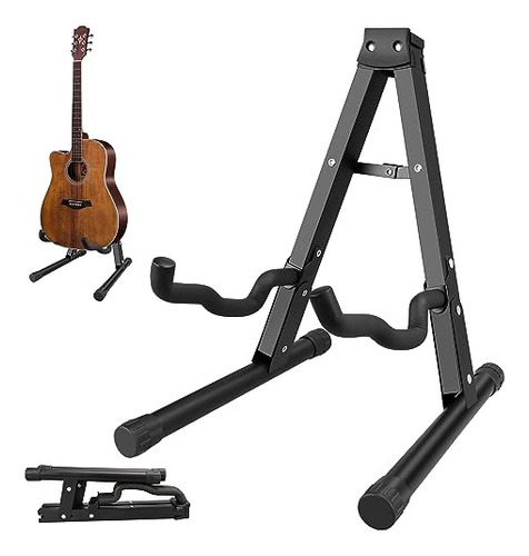 Soporte Plegable Portatil Guitarras Acustica Electrica Metal