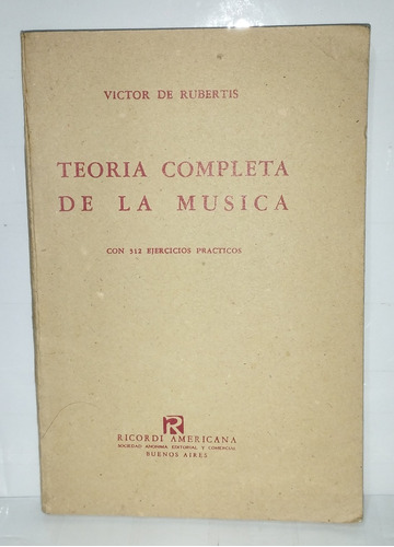 Víctor De Rubertis - Teoría Completa De La Música 1980