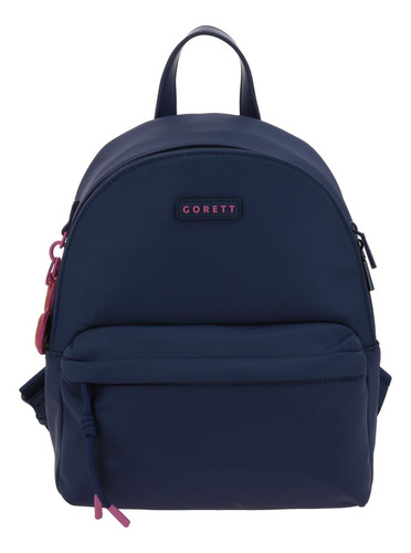 Mochila Gorett Tay Backpack Gs25087-9 Color Azul Marino Diseño De La Tela Liso