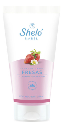 Crema De Manos Fresa Shelo Nabel® 60ml.