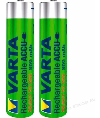 Varta Pila Recargable Aaa 800mah Cycle Blister Con 2 Pilas 