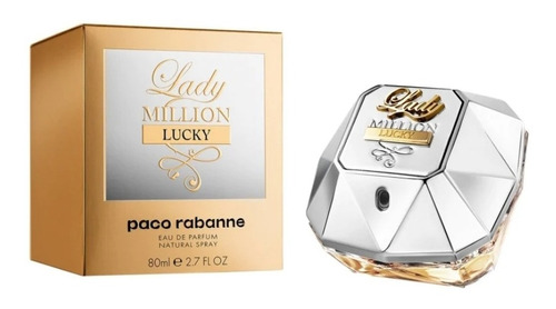 Perfume Original Lady Million Lucky Paco Rabanne 80ml Edp