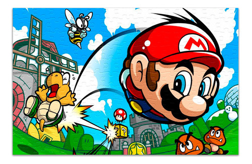 Quebra-cabeça Mario Personalizado 120 Peças