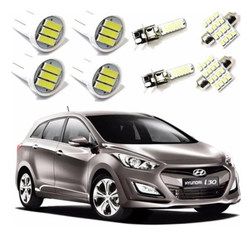 Kit Iluminaçao Lampada De Led Hyundai I30 2013 A 2015