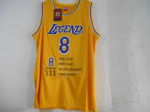 Jersey Bordado Lakers Mitchell And Ness Conmemorativo Bryant