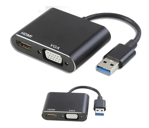 Fly Ace Adaptador Usb 3.0 Para Hdmi X Vga - Windows