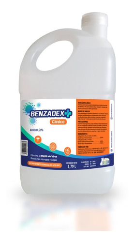 Gel Antibacterial Benzagel C/alcohol 70% 1gl 3.79lt Benzadex