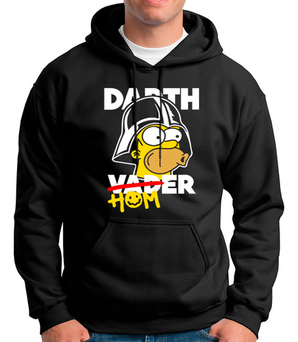 Polera Con Capucha  Darth Vader Homero