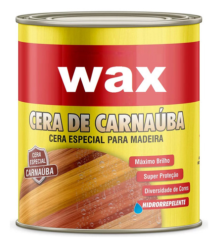 Cera Carnauba Moveis Madeiras Demolição 900ml Cores