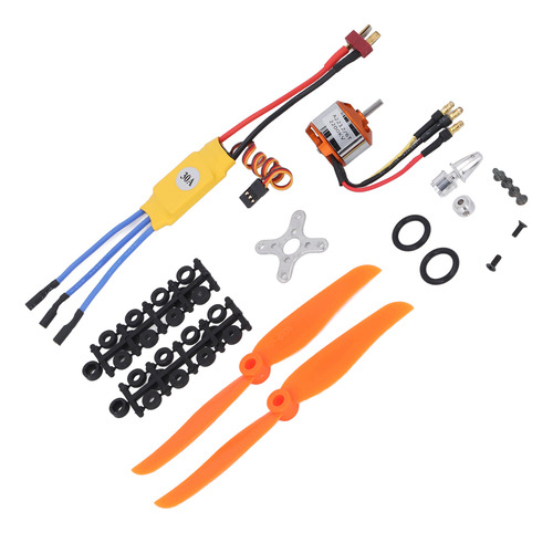 Kit De Propulsor De Motor Rc 30a Esc 2212 6t 2200kv Sin Esco