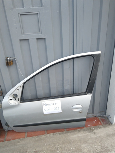 Puerta Delantera Izquierda Peugeot 207 Chapa Manilla Platina