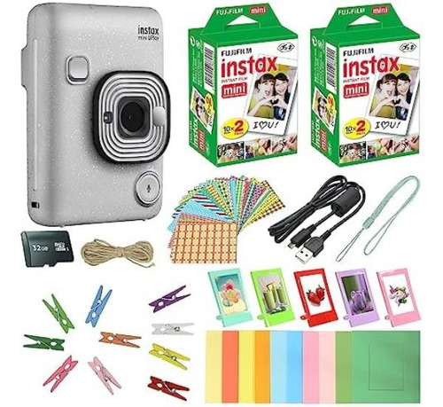 Fujifilm Instax Mini Liplay Cámara Instantánea Híbrida Blanc