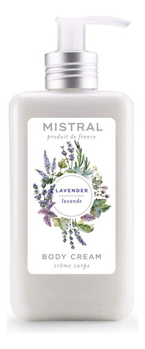 Mistral Crema Corporal De Karit Orgnico, Lavanda, 10 Onzas