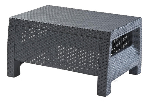 Sala De Jardín Keter Corfu Triple Set, 5 Asientos Con Mesa Estructura Gris oscuro